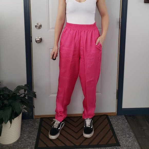 80s Pink Top and Pants Matching Set - Picture 4 of 7
